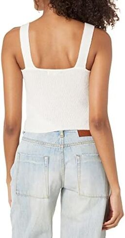 GUESS Women's Sleeveless Essential Serena Rib Mix Sweater in Kuwait