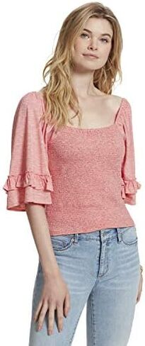 بلوزة علوية للسيدات سيلفيا Elbow Slv Smock Top in Saudi Arabia