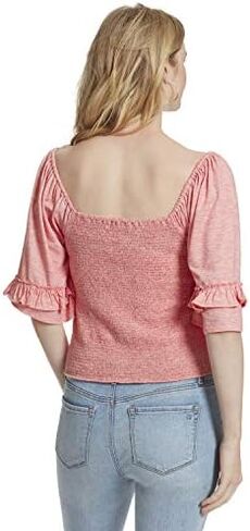 بلوزة علوية للسيدات سيلفيا Elbow Slv Smock Top in Saudi Arabia