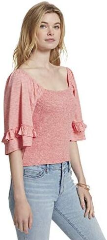 بلوزة علوية للسيدات سيلفيا Elbow Slv Smock Top in Saudi Arabia