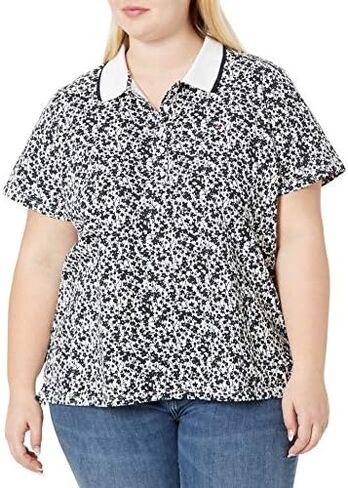 Tommy Hilfiger Women's Classic Short Sleeve Polo (Standard and Plus Size) in Saudi Arabia