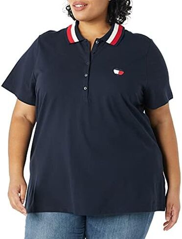 Tommy Hilfiger Women's Classic Short Sleeve Polo (Standard and Plus Size) in Saudi Arabia
