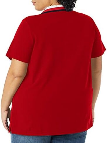 Tommy Hilfiger Women's Classic Short Sleeve Polo (Standard and Plus Size) in Saudi Arabia