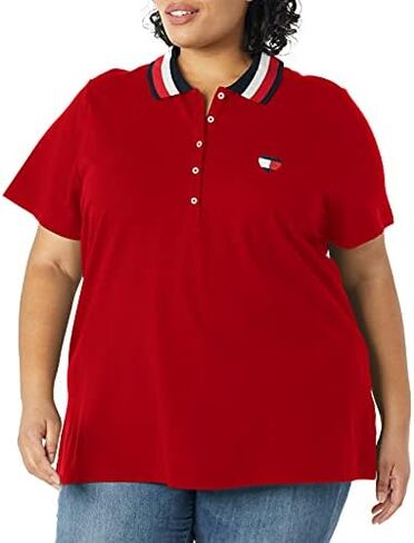 Tommy Hilfiger Women's Classic Short Sleeve Polo (Standard and Plus Size) in Saudi Arabia
