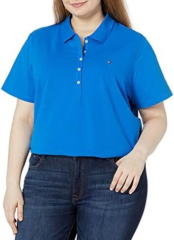Tommy Hilfiger Women's Classic Short Sleeve Polo (Standard and Plus Size) in Saudi Arabia