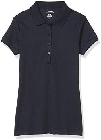 IZOD Junior's Uniform Short Sleeve Interlock Polo in Kuwait
