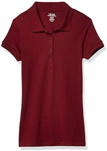 IZOD Junior's Uniform Short Sleeve Interlock Polo in Kuwait