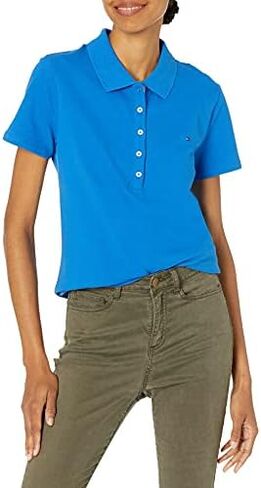 Tommy Hilfiger Women's Classic Short Sleeve Polo in Saudi Arabia