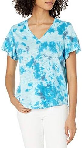 Jessica Simpson Women's Carly Flutter Short Sleeve Tee Shirt in Saudi Arabia