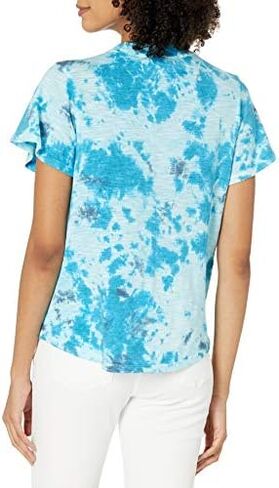 Jessica Simpson Women's Carly Flutter Short Sleeve Tee Shirt in Saudi Arabia