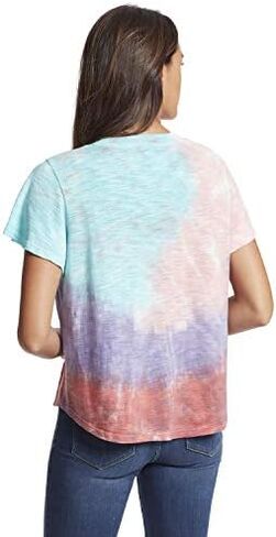 Jessica Simpson Women's Carly Flutter Short Sleeve Tee Shirt in Saudi Arabia