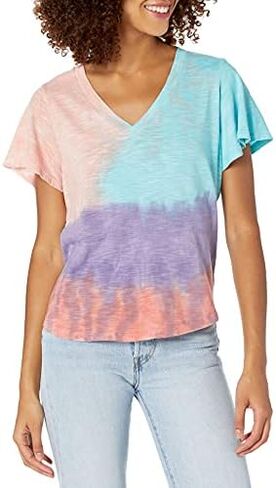 Jessica Simpson Women's Carly Flutter Short Sleeve Tee Shirt in Saudi Arabia