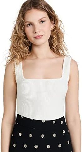 Vince Women's Ribbed Square Nk Tank in Kuwait