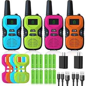 Walkie Talkies for Kids Rechargeable 4 Pack - Outdoor Hiking Camping Toys in Saudi Arabia
