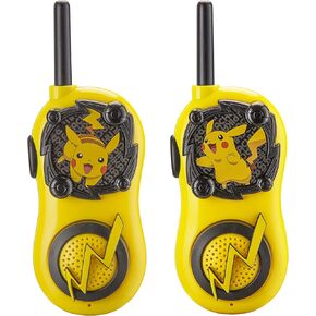 eKids Pokemon Walkie Talkies Pikachu Toys FRS Walkie Talkies for Kids Long Range Static Free Easy to Use For Indoor and Outdoor Games in Kuwait