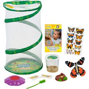 Butterfly Mini Garden Gift Set with Live Cup of Caterpillars – Life Science & STEM Education - Best Birthday Gift, for Boys & Girls Age 4 5 6 7 8 Years Old in Saudi Arabia