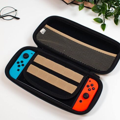 Numskull Hard Shell Travel Case for Nintendo Switch and OLED Model 2021, Fits 10 Games and Accessories in Saudi Arabia
