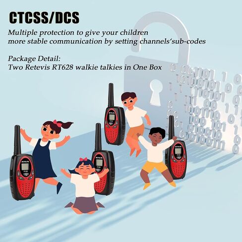 Retevis RT628 Walkie Talkies for Kids,Toys Gifts for 6-12 Years Old Boys Girls,Long Range 2 Way Radio 22CH VOX,Birthday Gift,Family Walkie Talkie for Camping Hiking Indoor Outdoor in Saudi Arabia