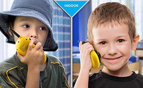 eKids Pokemon Walkie Talkies Pikachu Toys FRS Walkie Talkies for Kids Long Range Static Free Easy to Use For Indoor and Outdoor Games in Saudi Arabia