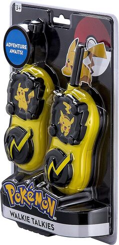 eKids Pokemon Walkie Talkies Pikachu Toys FRS Walkie Talkies for Kids Long Range Static Free Easy to Use For Indoor and Outdoor Games in Saudi Arabia