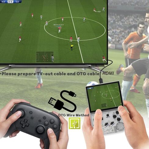 RG35XX Handheld Game Console 3.5 inch IPS Retro Games Consoles Classic Emulator Hand-held Gaming Console Preinstalled Hand Held Video Games System with Portable Case 64GB Retro Gray in Saudi Arabia
