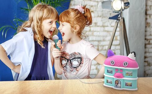 DreamWorks Gabby's Dollhouse Sing Along Boom Box Speaker with Microphone, Kids Karaoke Machine with Built in Song and Sound Effects in Kuwait