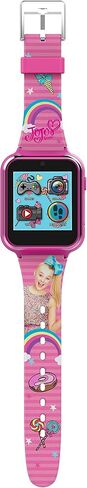 Accutime Kids Nickelodeon JoJo Siwa Educational Learning Touchscreen Smart Watch Toy for Girls, Boys, Toddlers - Selfie Cam, Learning Games, Alarm, Calculator, Pedometer & More (Model: JOJ4128AZ) in Saudi Arabia