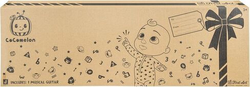 جيتار CoComelon الموسيقي من First Act، جيتار للأطفال مقاس 23.5 بوصة - يشغل مقاطع من أغنية "Finger Family" - آلات موسيقية للأطفال والأطفال الصغار ومرحلة ما قبل المدرسة in Kuwait