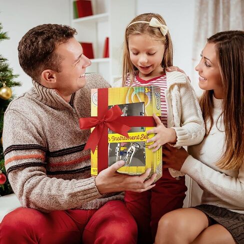 مجموعة من 3 آلات موسيقية للأطفال، لعبة الكلارينيت، لعبة الساكسفون ولعبة البوق، 3 آلات موسيقية الرياح والنحاس مع أكثر من 10 مفاتيح ملونة لأغاني تعليمية مشفرة للأطفال الصغار in Kuwait