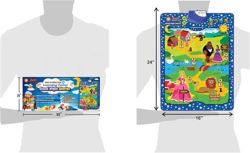 ملصق Just Smarty التفاعلي مكون من 100 كلمة، ألعاب تعليمية للأطفال، ألعاب تعليمية للأطفال بعمر عامين، ألعاب الحروف الأبجدية، ألعاب علاج النطق للأطفال الصغار 1-3، مخطط حائط ABC، لوحة الحروف الأبجدية للبنين والبنات in Kuwait