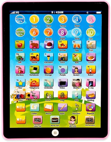 Kids Tablet -Learning Pad,with 6 Games to Learn Music/Words/Learning Letters/Alphabet,Education Tablet for Kids for Boys & Girls 3 Years Up… in Saudi Arabia