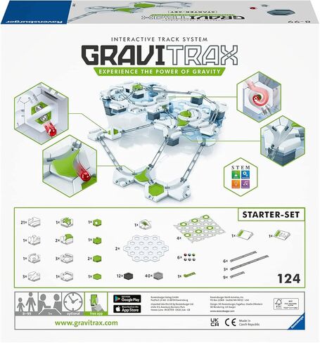 لعبة Ravensburger Gravitrax Starter Set Marble Run & STEM للأطفال من سن 8 سنوات فما فوق - نشاط داخلي لا نهاية له للعائلات in Kuwait