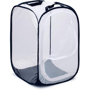 RESTCLOUD 36" Large Monarch Butterfly Habitat, Giant Collapsible Insect Mesh Cage Terrarium Pop-up 24 x 24 x 36 Inches in Saudi Arabia