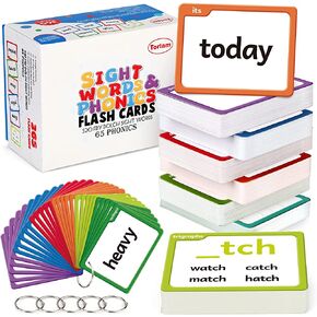 Torlam 876 Sight Words Phonics Flash Cards for Kids, Learn to Read Digraphs CVC Blends Long Vowel Sounds Spelling Reading Phonics Games,Site Words for Pre-k Kindergarten 1st 2nd 3rd Grade Homeschool in Saudi Arabia