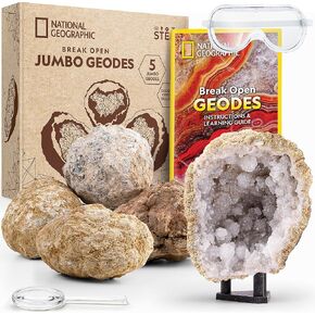 National Geographic Break Open 4 Geodes Earth Science Kit for Kids in Saudi Arabia