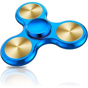 ATESSON Fidget Spinner Toy, 4 to 10 min Spins, Ultra Durable Stainless Steel, Bearing High Speed Precision Metal Material Hand Spinner