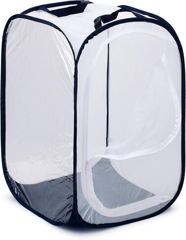 RESTCLOUD 36" Large Monarch Butterfly Habitat, Giant Collapsible Insect Mesh Cage Terrarium Pop-up 24 x 24 x 36 Inches in Kuwait