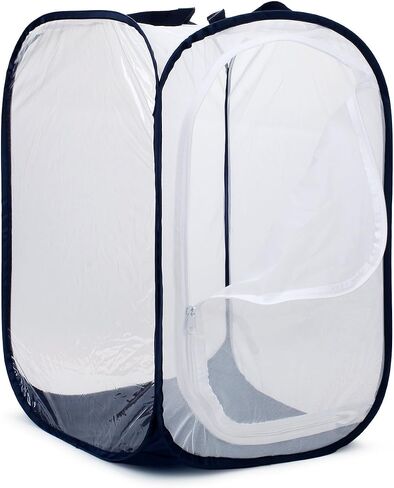 RESTCLOUD 36" Large Monarch Butterfly Habitat, Giant Collapsible Insect Mesh Cage Terrarium Pop-up 24 x 24 x 36 Inches in Kuwait