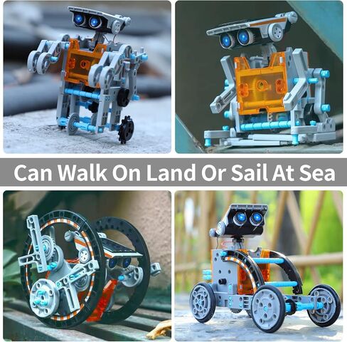 Lucky Doug Toys for Ages 8-13,12-in-1 STEM Solar Robot Kit Toys Gifts for Kids 8 9 10 11 12 13 Years Old, Educational Building Science Experiment Set Gifts for Kids Boys Girls in Saudi Arabia