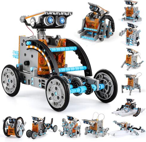 Lucky Doug Toys for Ages 8-13,12-in-1 STEM Solar Robot Kit Toys Gifts for Kids 8 9 10 11 12 13 Years Old, Educational Building Science Experiment Set Gifts for Kids Boys Girls in Saudi Arabia