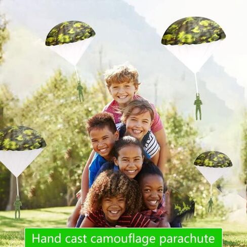 PGXT Parachute Toy, Throwing Army Toy Parachute, Outdoor Children's Flying Toys, Unique Boy & Girl Easter Gifts in Saudi Arabia