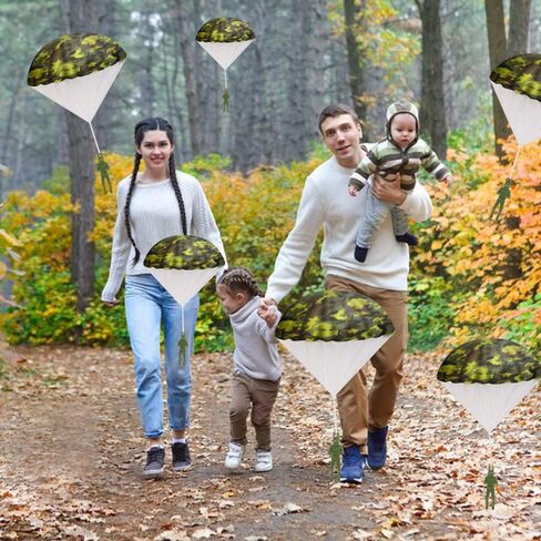 PGXT Parachute Toy, Throwing Army Toy Parachute, Outdoor Children's Flying Toys, Unique Boy & Girl Easter Gifts in Saudi Arabia