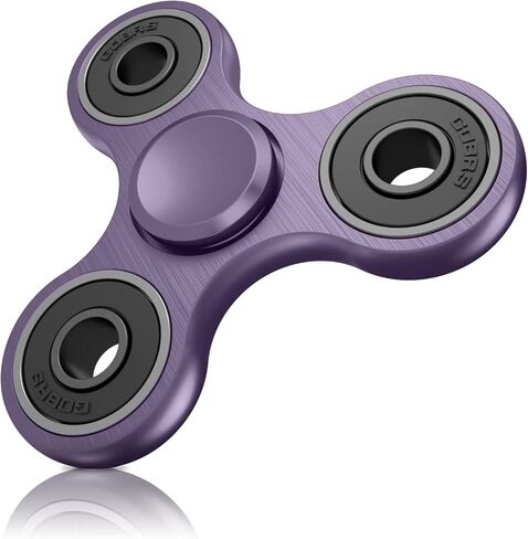 ATESSON Fidget Spinner Toys, Durable High Speed Bearing Metal Hand Finger Spinners EDC ADHD Focus Anxiety Stress Relief Boredom Killing Time Toys for Kids Adults in Saudi Arabia