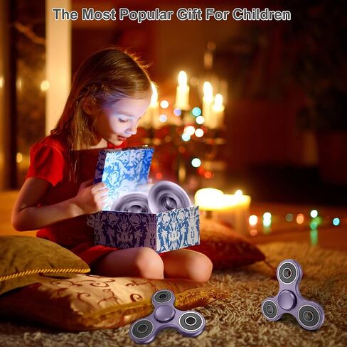 ATESSON Fidget Spinner Toys, Durable High Speed Bearing Metal Hand Finger Spinners EDC ADHD Focus Anxiety Stress Relief Boredom Killing Time Toys for Kids Adults in Saudi Arabia