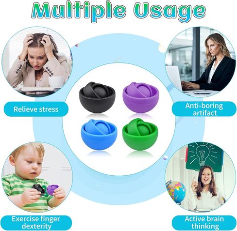Fidget Toys for Adults, Easter Basket Stuffers for Teens Kids 8-12, Gift Ideas Desk Toy ADHD Autism Stress Relief Finger Toy Hand Fidget Spinner Party Favors Cool Gadgets for Men Boys in Saudi Arabia
