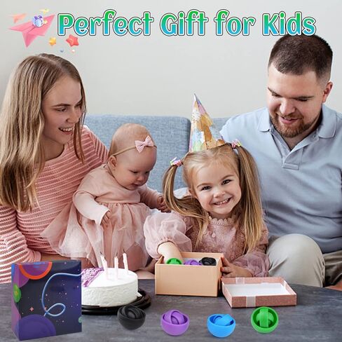 Fidget Toys for Adults, Easter Basket Stuffers for Teens Kids 8-12, Gift Ideas Desk Toy ADHD Autism Stress Relief Finger Toy Hand Fidget Spinner Party Favors Cool Gadgets for Men Boys in Saudi Arabia