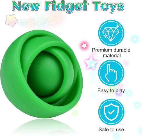 Fidget Toys for Adults, Easter Basket Stuffers for Teens Kids 8-12, Gift Ideas Desk Toy ADHD Autism Stress Relief Finger Toy Hand Fidget Spinner Party Favors Cool Gadgets for Men Boys in Saudi Arabia