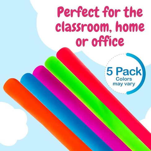 Impresa - 5 Pack Original Stretchy Fidget Sensory Toys for Kids and Adults - Monkey Noodles - Stretches from 12 Inches to 8 Feet (BPA/Phthalate/Latex-Free) in Saudi Arabia