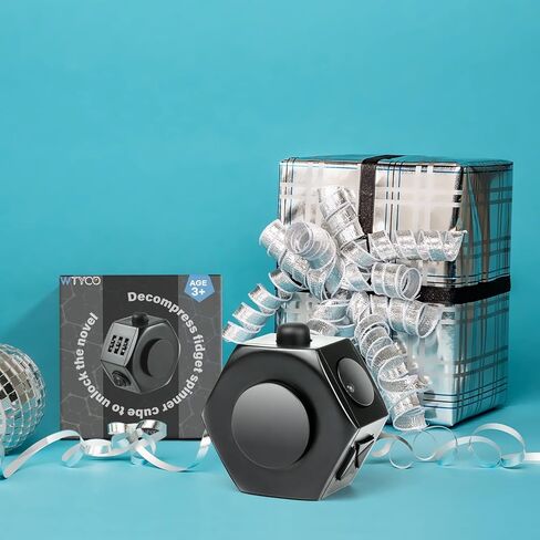 مكعب فيدجيت سبينرز من WTYCD، 6 وظائف جانبية مع ألعاب تململ سداسية رائعة للأولاد والبنات والكبار لتخفيف التوتر in Kuwait