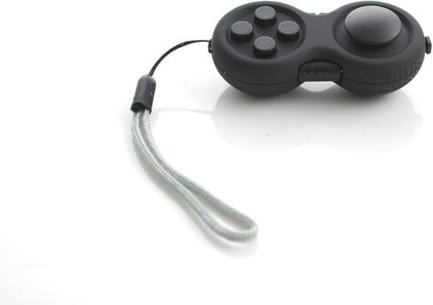 WeFidget Fidget Pad - 9 Fidget Features, Perfect For Skin Pickers, ADD, ADHD, Anxiety and Stress Relief, Black Edition in Kuwait